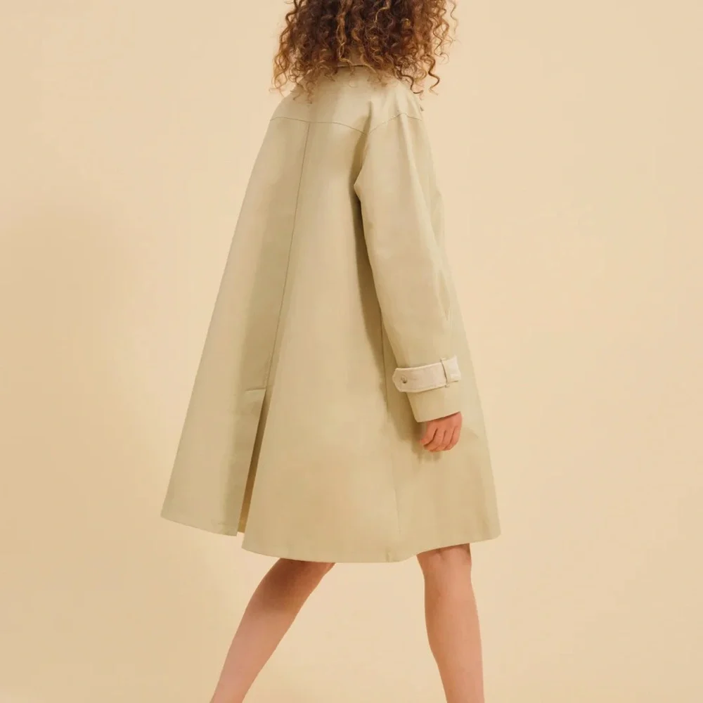 *NWT* For Love & Lemons Women's Trench Coat - Picture 3 of 6